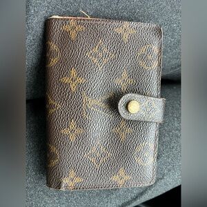 Louis Vuitton Brown Monogram Card Holder/wallet